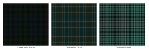 Princes Street Edinburgh - Bespoke Tartans by Araminta Campbell